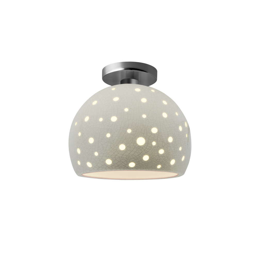 Perforated Medium Globe Semi-Flush