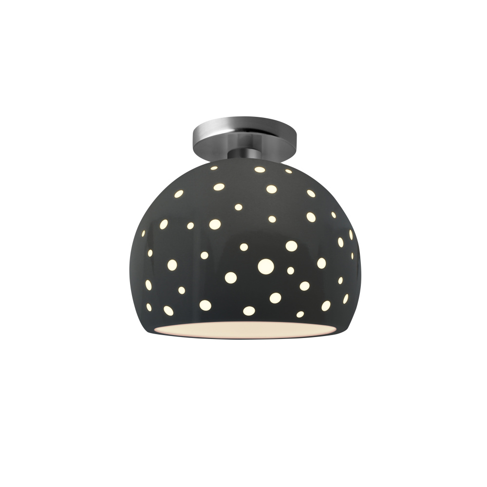 Perforated Medium Globe Semi-Flush