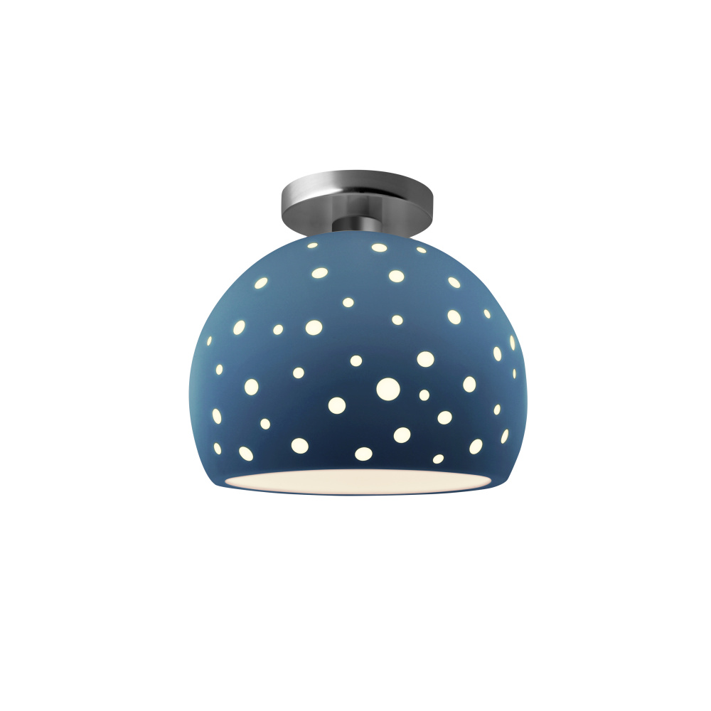 Perforated Medium Globe Semi-Flush