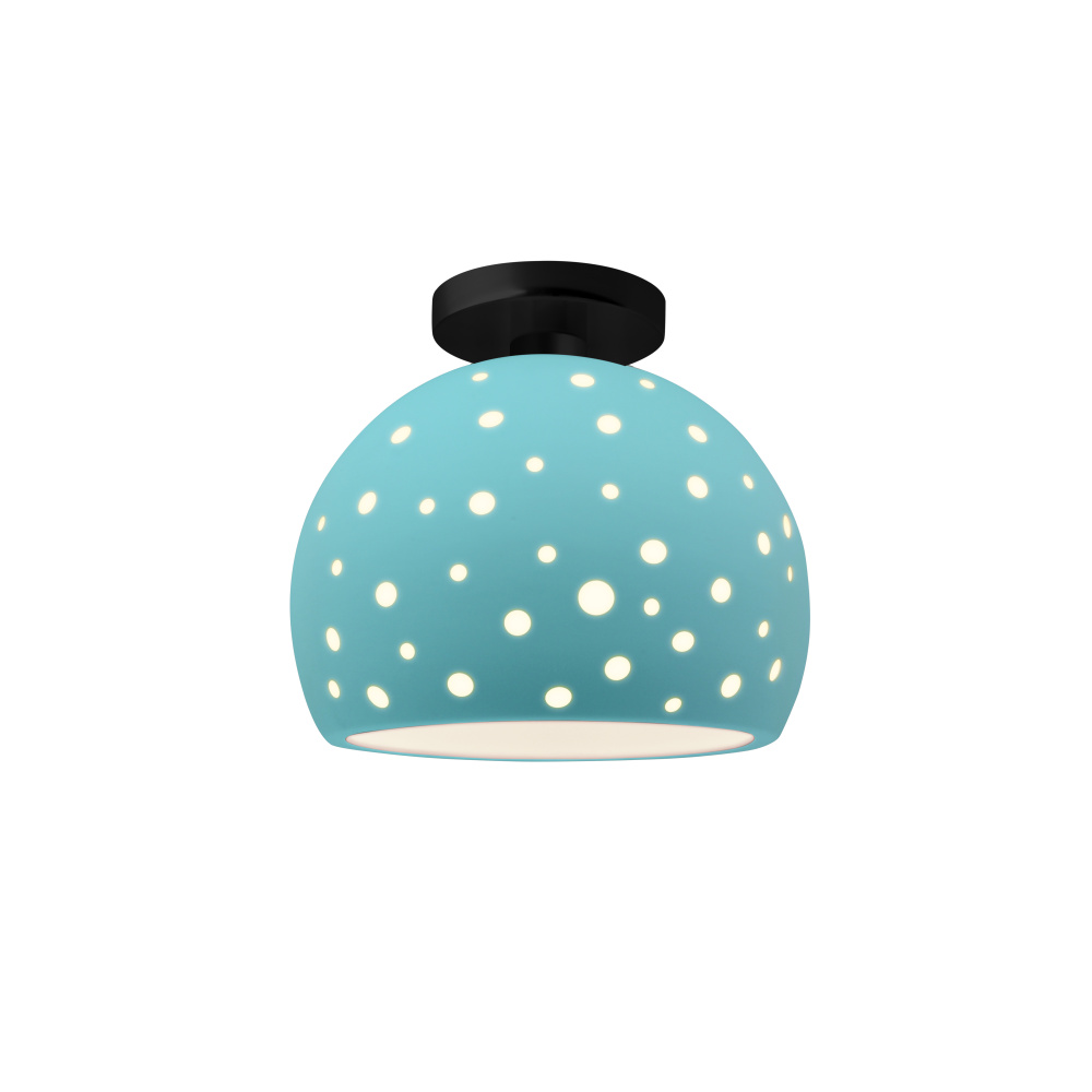 Perforated Medium Globe Semi-Flush