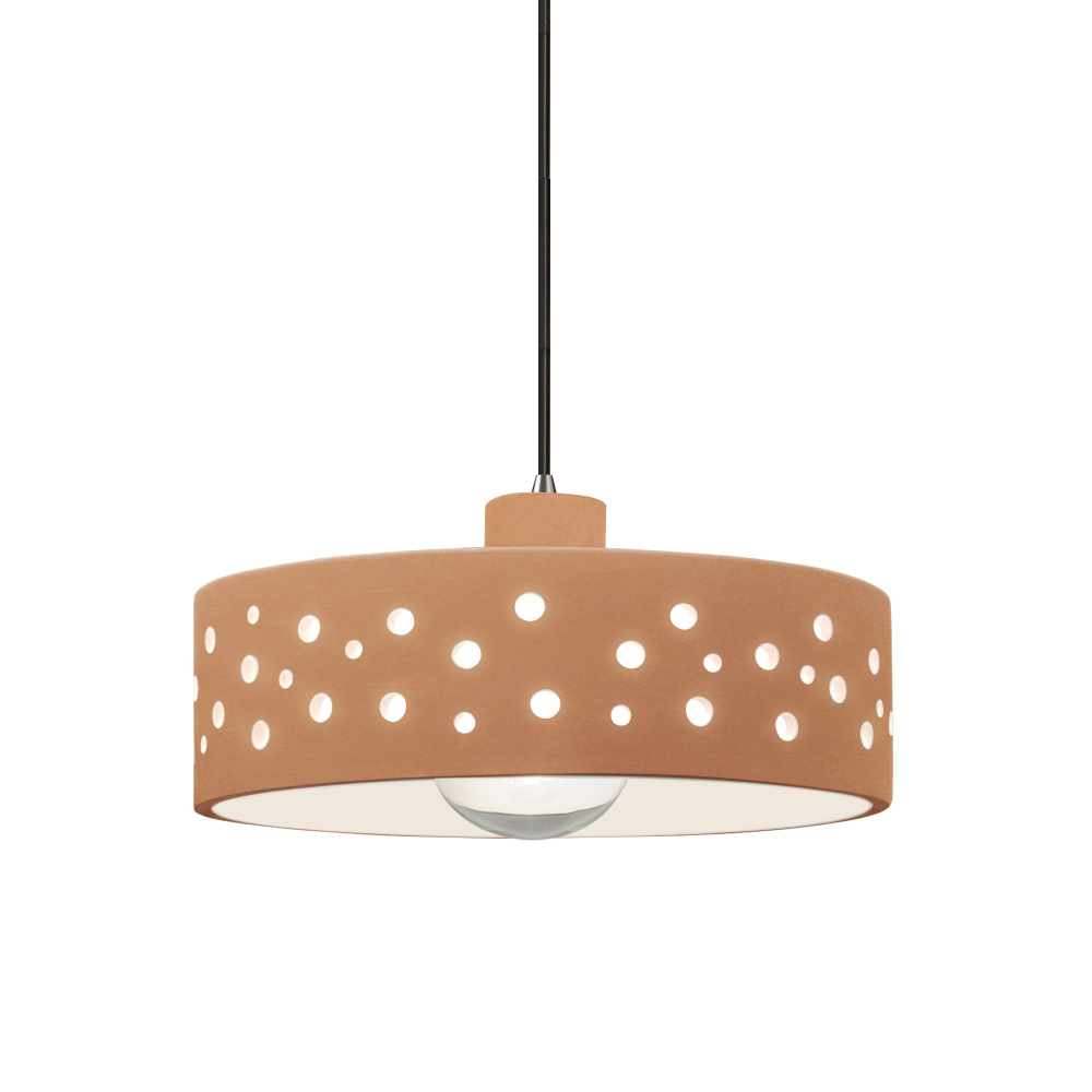 Perforated Dish LED 1-Light Pendant