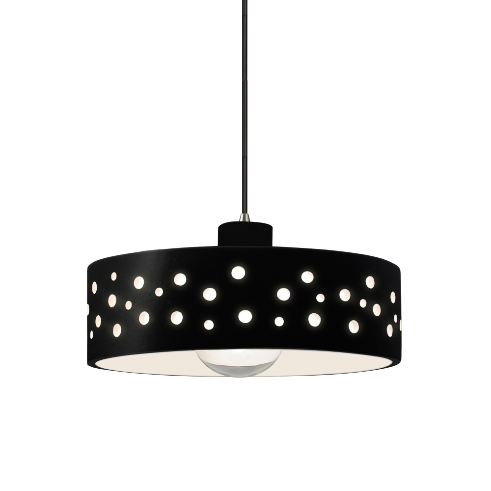 Perforated Dish 1-Light Pendant