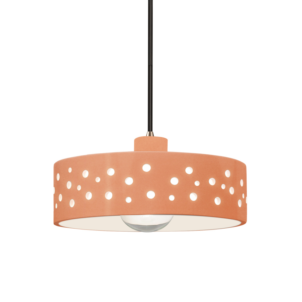 Perforated Dish 1-Light Pendant