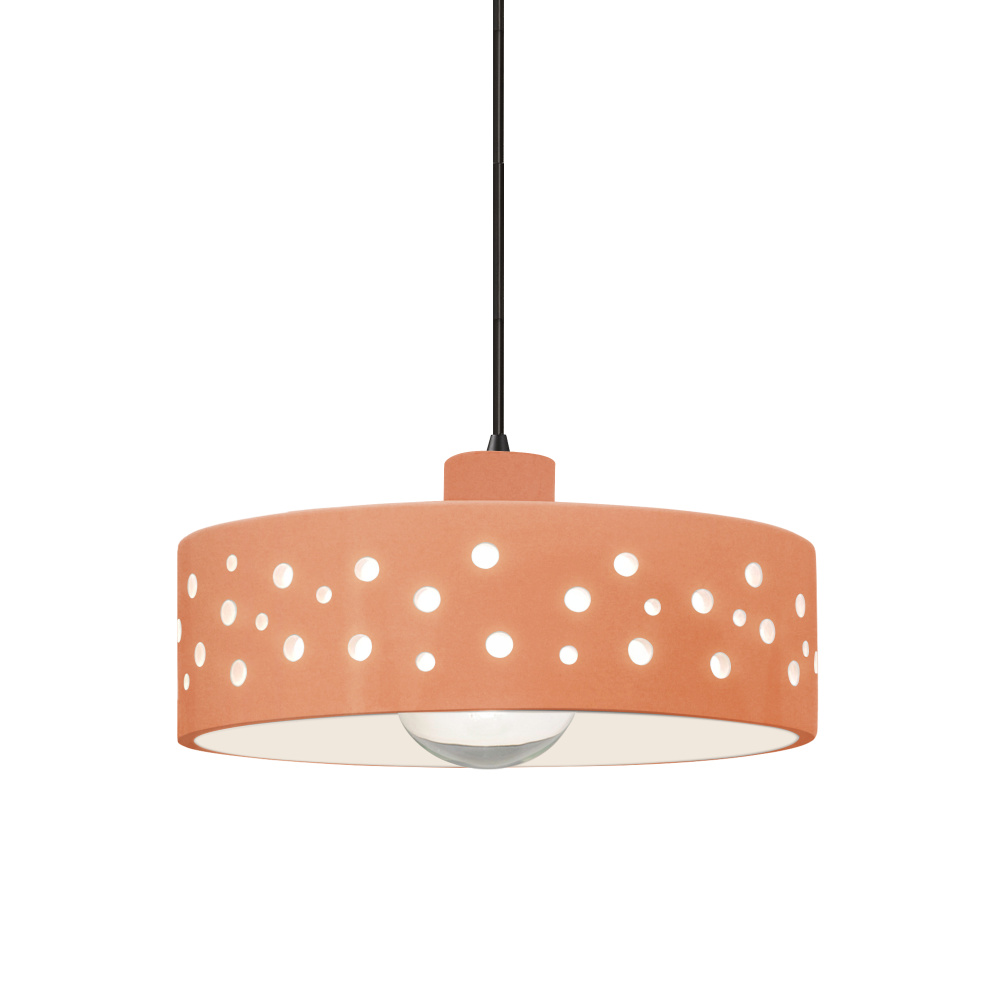 Perforated Dish 1-Light Pendant