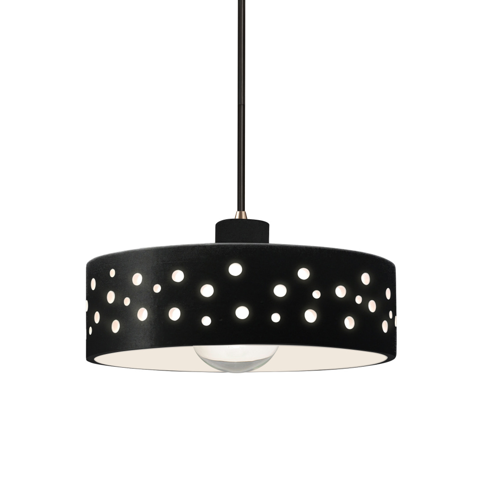 Perforated Dish 1-Light Pendant