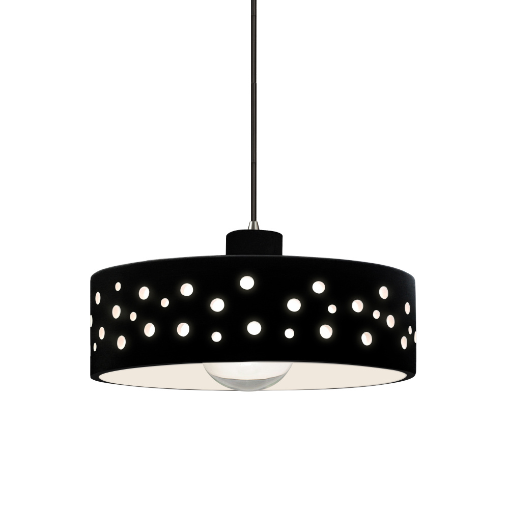 Perforated Dish 1-Light Pendant