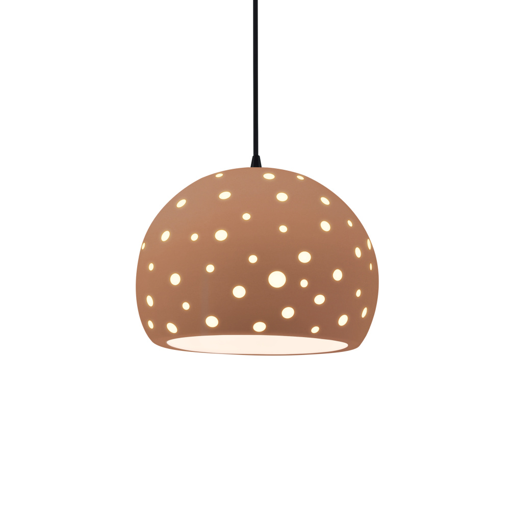Perforated Medium Globe LED 1-Light Pendant