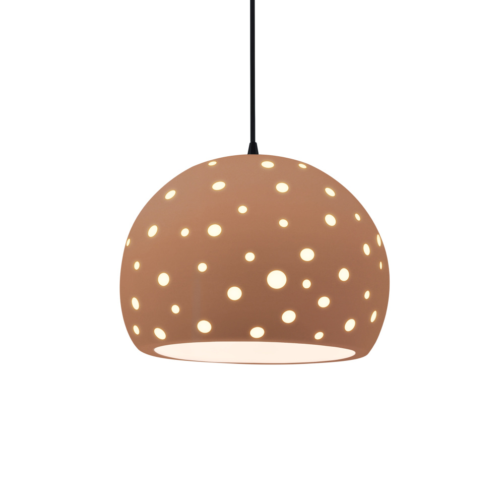 Perforated Large Globe LED 1-Light Pendant