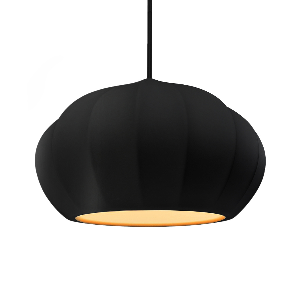 Oval Fluted 1-Light Pendant