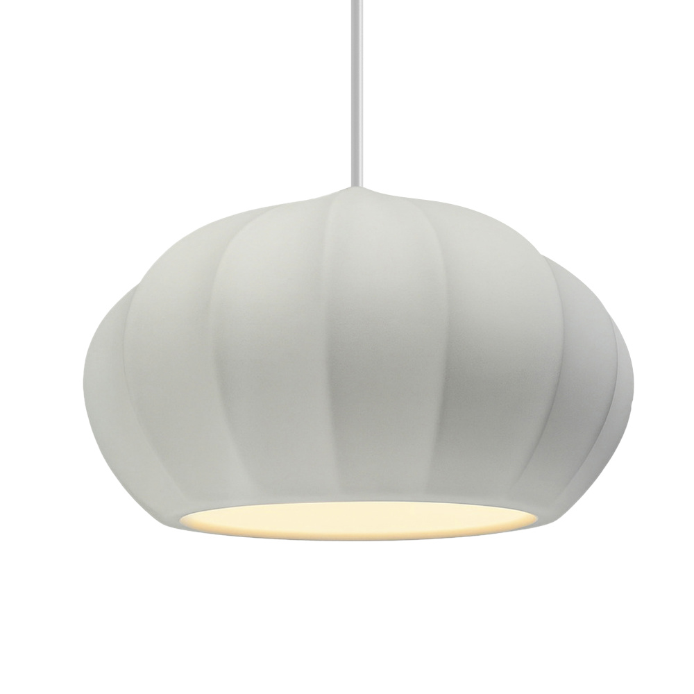 Oval Fluted LED 1-Light Pendant