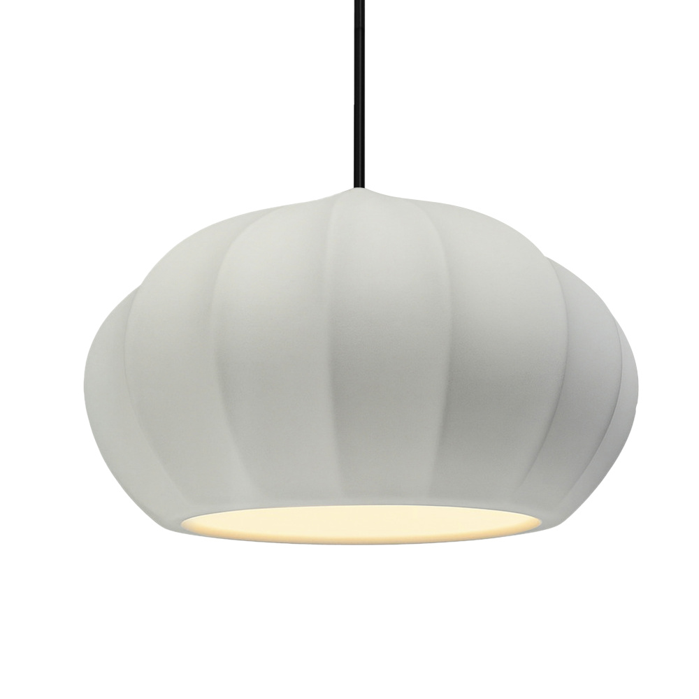 Oval Fluted LED 1-Light Pendant