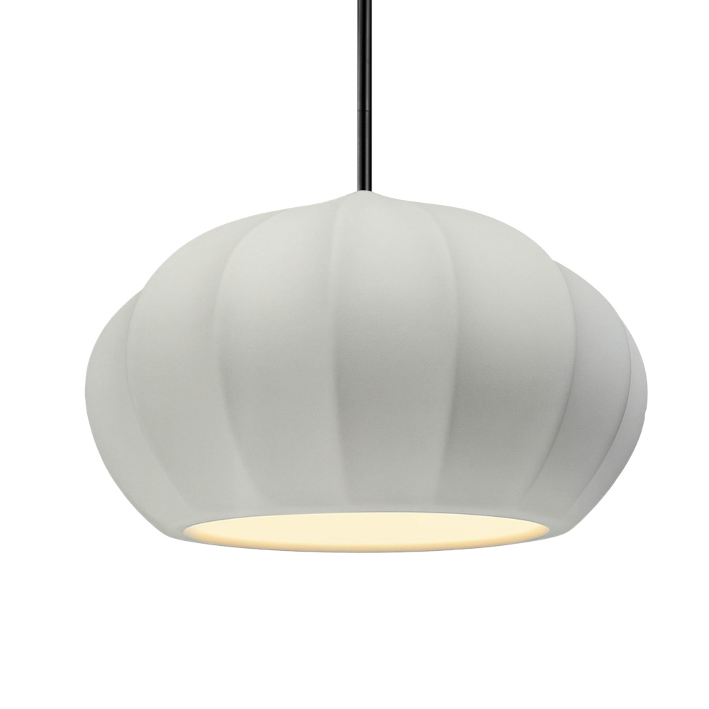 Oval Fluted LED 1-Light Pendant