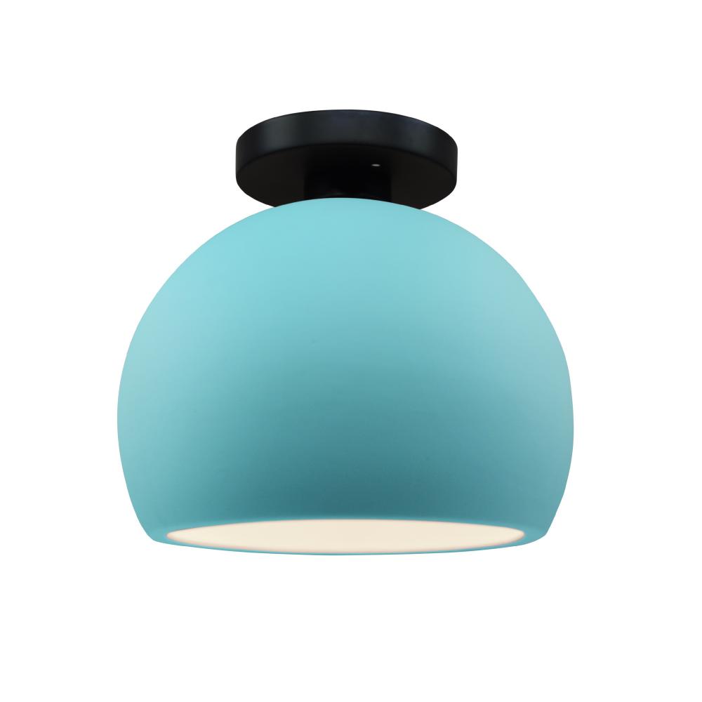 Small Globe Semi-Flush
