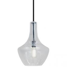 Justice Design Group FSN-4171-SEED-MBLK - Harlow 14" Pendant