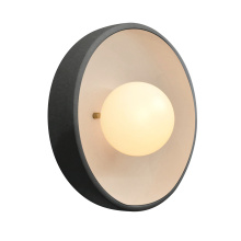 Justice Design Group CER-3050-GRY - Flush Coupe ADA Wall Sconce