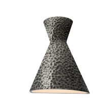 Justice Design Group CER-3100-HMPW - Retro LED Wall Sconce - Closed Top