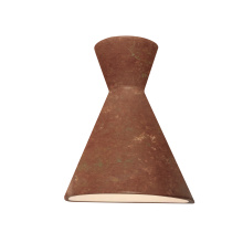 Justice Design Group CER-3100W-PATR - Retro LED Outdoor Wall Sconce - Closed Top