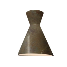 Justice Design Group CER-3105-SLTR - Retro LED Wall Sconce - Open Top and Bottom