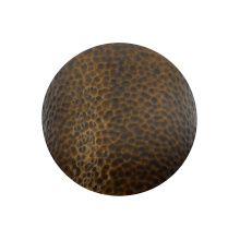 Justice Design Group CER-5105-HMBR - Medium 13" Round Backlit ADA Color Temperature Selectable LED Wall Sconce