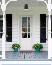 Justice Design Group CER-6170-PWGN - Trapezoid Flush-Mount