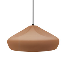 Justice Design Group CER-6595-ADOB-MBLK-BKCD-LED1-700 - Large Crease LED 1-Light Pendant
