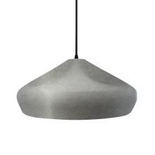 Justice Design Group CER-6595-ANTS-MBLK-BKCD-LED1-700 - Large Crease LED 1-Light Pendant
