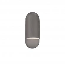 Justice Design Group CER-5620-GRY - Small ADA Capsule Wall Sconce