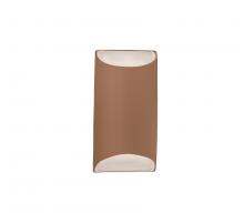 Justice Design Group CER-5750W-ADOB - Small ADA LED Tapered Cylinder (Outdoor)