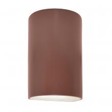 Justice Design Group CER-5945W-CLAY - Small ADA Cylinder - Open Top & Bottom