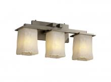 Justice Design Group GLA-8673-26-WHTW-CROM - Montana 3-Light Bath Bar