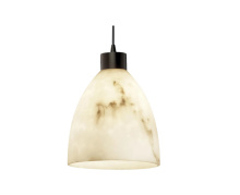Justice Design Group FAL-8814-18-CROM-RIGID - Large 1-Light Pendant