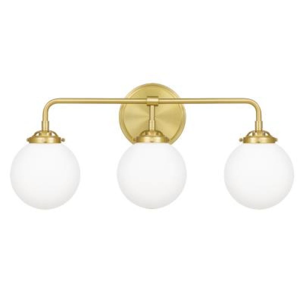 Landry 3-Light Satin Brass Vanity Light