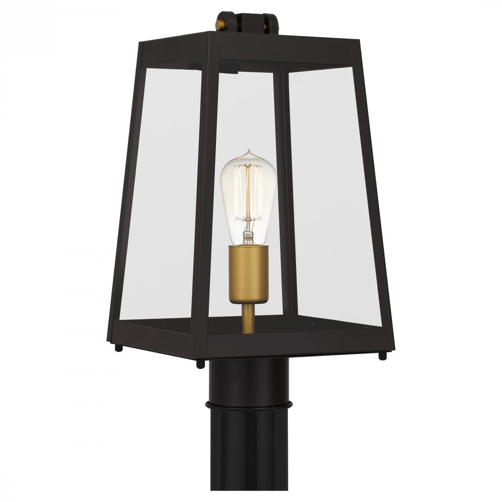 Amberly Grove 1-Light Western Bronze Outdoor Post Lantern