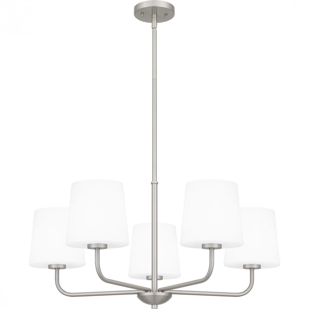 Gallagher 5-Light Brushed Nickel Chandelier