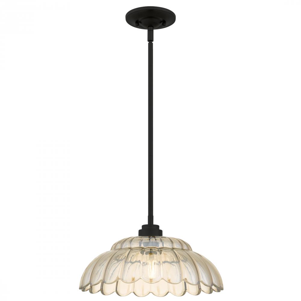 Whitecap 1-Light Mottled Cocoa Pendant Light