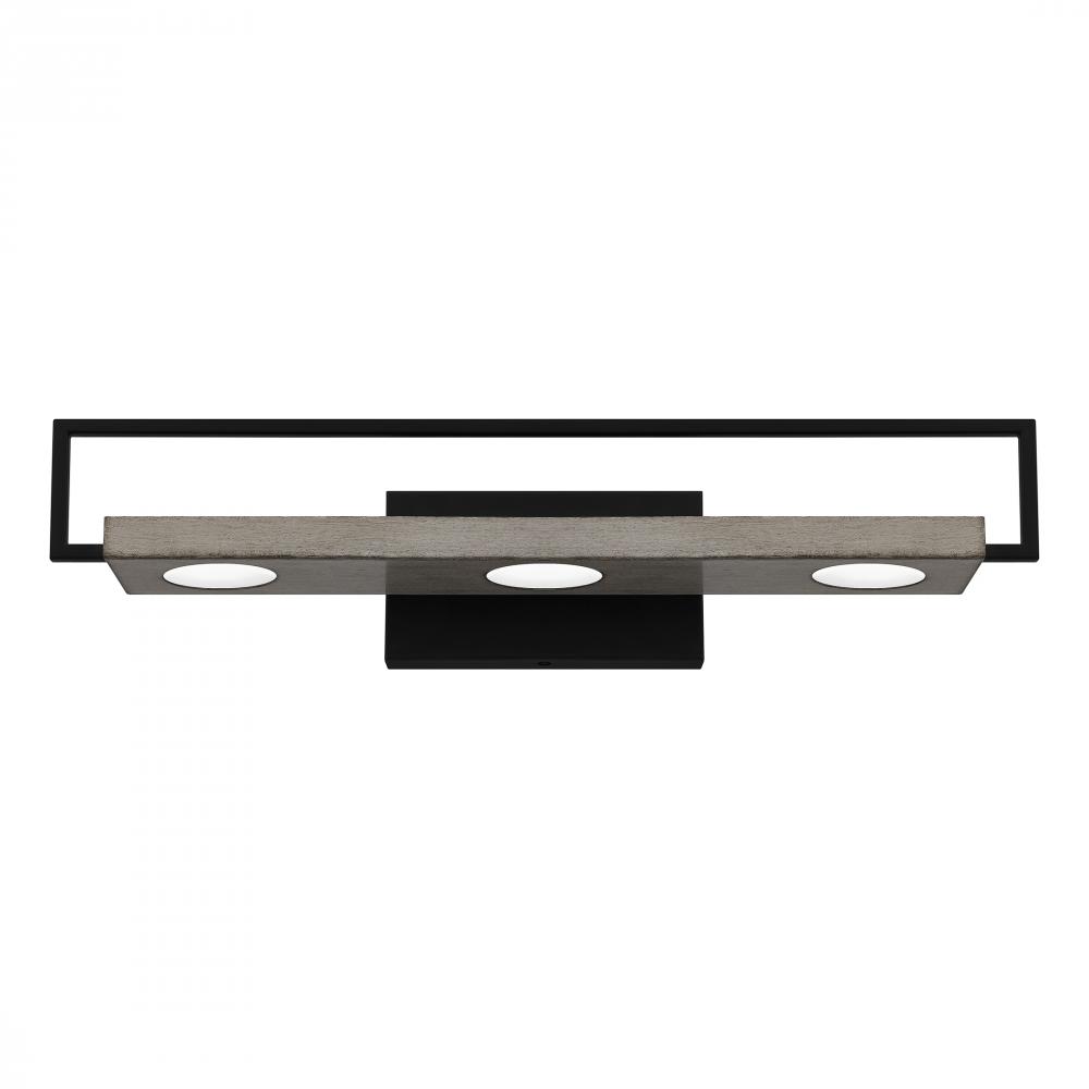 Winnett Integrated LED Matte Black Vanity Light