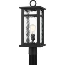 Quoizel MOI9008EK - Moira 1-Light Earth Black Outdoor Post Lantern