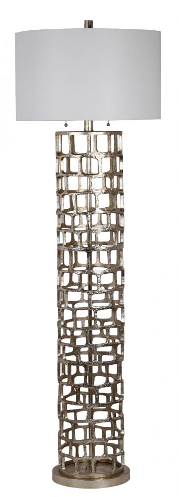 Edison Floor Lamp - Silver