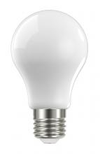 Satco Products Inc. S11504 - 9 Watt A19 LED Filament; Frosted; Medium base; 3000K; 120 Volt; 4-Pack
