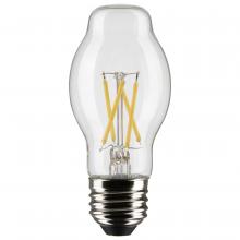 Satco Products Inc. S21330 - 5 Watt BT15 LED Filament; Clear; Medium base; 90 CRI; 2700K; 120 Volt