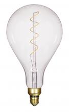 Satco Products Inc. S22433 - 4 Watt PS52 LED vintage style Filament; Clear; 25000 Average rated hours; Medium Base; 120 Volt