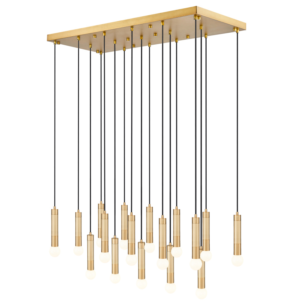 17 Light Linear Chandelier