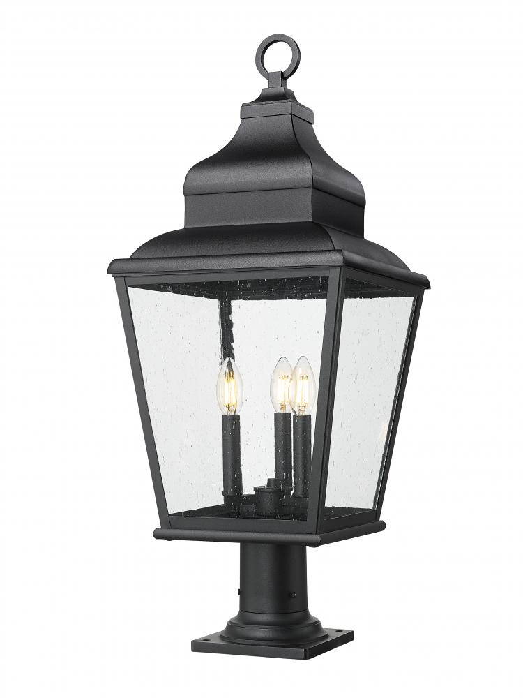 3 Light Outdoor Pier Mounted Fixture