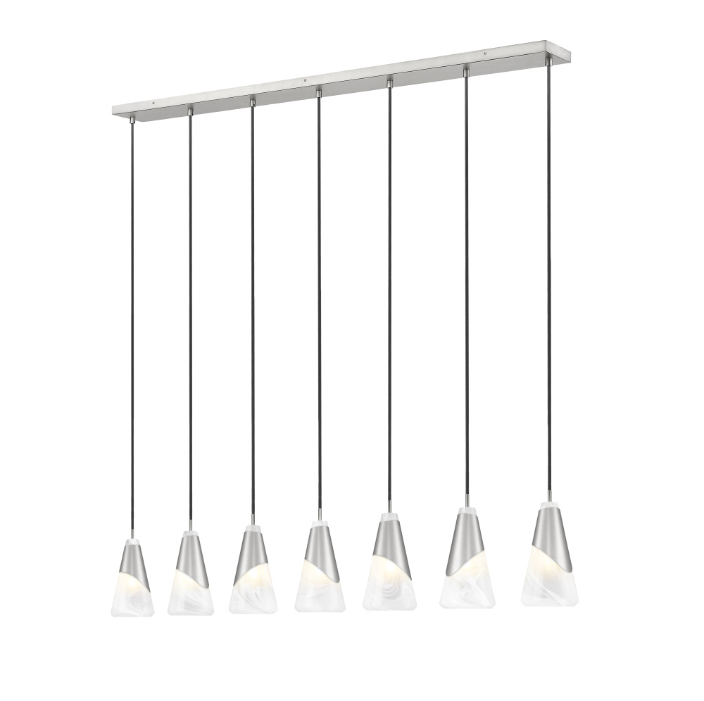 7 Light Linear Chandelier