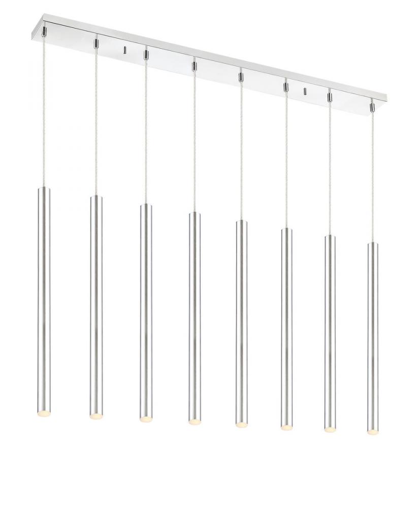 8 Light Linear Chandelier