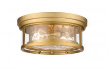 Z-Lite 493F2-OBR - 2 Light Flush Mount