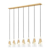 Z-Lite 828P7-7L-MGLD - 7 Light Linear Chandelier