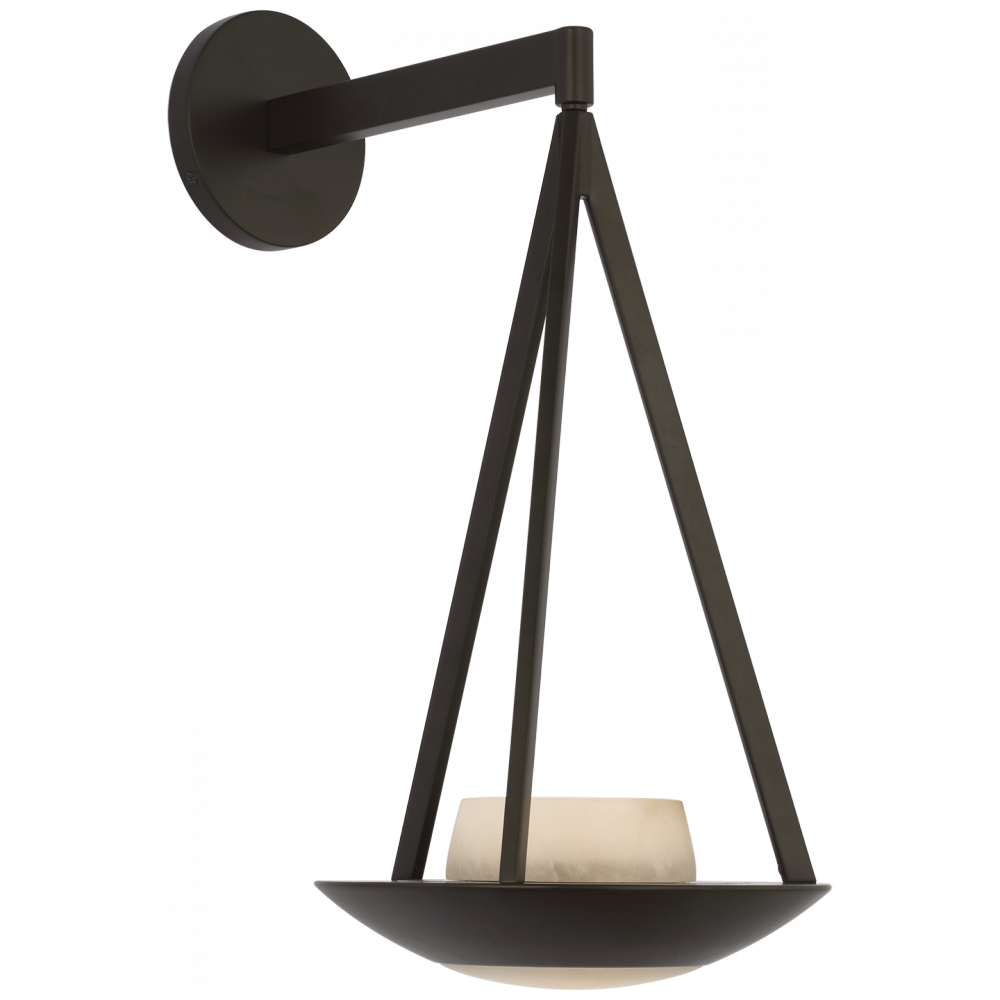 Divina 19" Floating Bowl Sconce