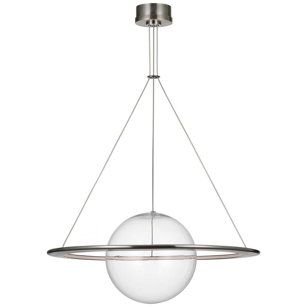 Cosmos 28" Ring and Orb Chandelier