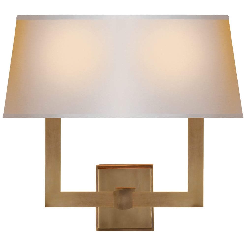 Square Tube Double Sconce